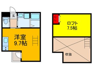 Ｆ８石津の物件間取画像